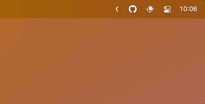 GitHub Pull Requests menu bar command
